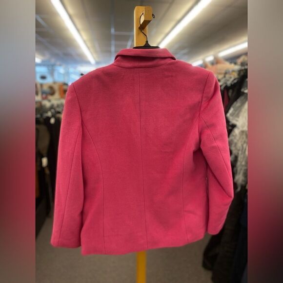 Chadwick's Sz. 10 Petite Pink Wool Blend Jacket - Picture 3 of 4